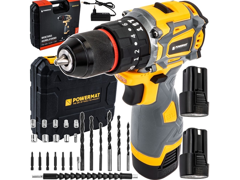 Șurubelniță fără fir Powermat PM-WA-16.8V-1.5M – 16,8 V, 40 Nm, 2 viteze