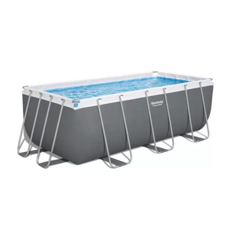 Bestway Piscină STEEL PRO MAX Rectangular 412×201×122 cm, 8124 L, cadru metalic