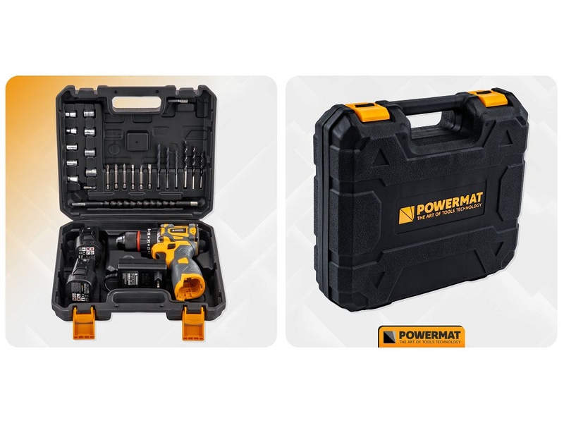 Șurubelniță fără fir Powermat PM-WA-16.8V-1.5M – 16,8 V, 40 Nm, 2 viteze