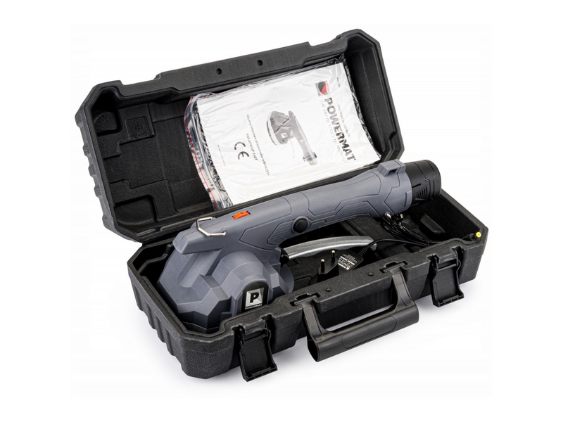 Ventuză vibrantă cu acumulator Powermat PM-APWDP-160T – 12 V, 50 kg, Ø128 mm