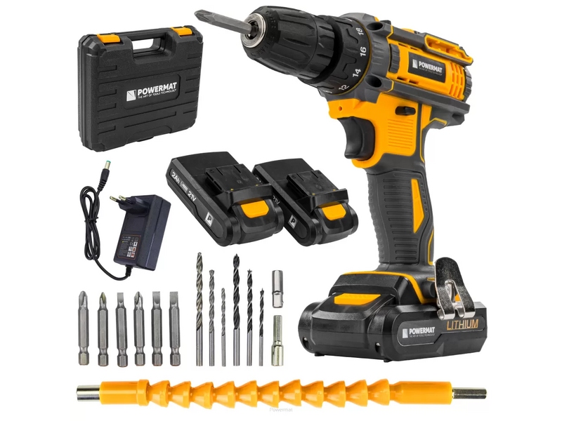 Mașină de înșurubat cu acumulator Powermat PM-WA-21V-2AT