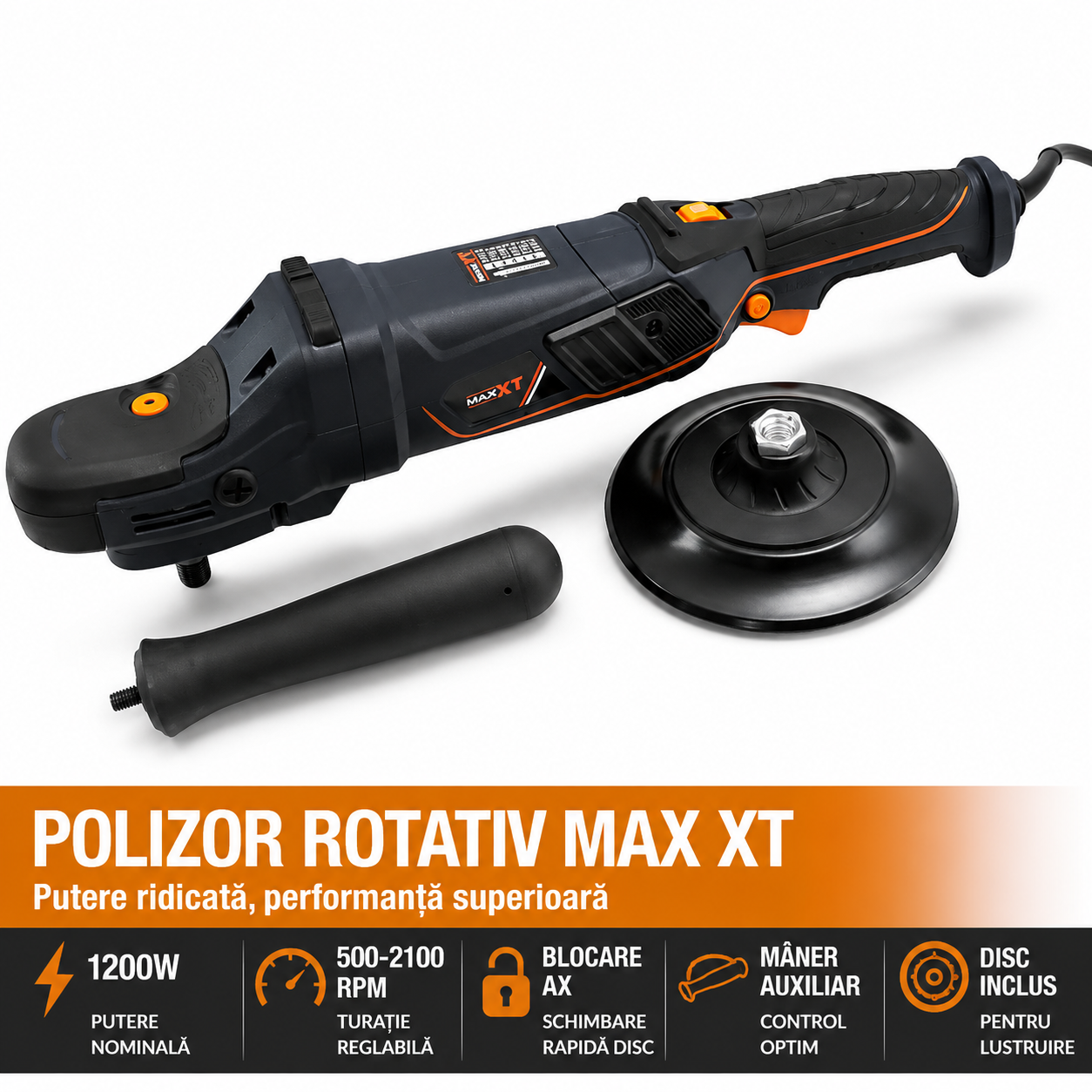 Mașină de polișat MAXXT MEP1200