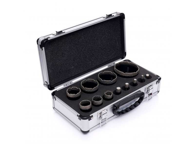 Set carote diamantate Kraft&Dele 12 bucăți KD11227