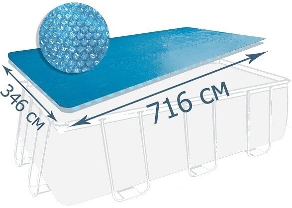 INTEX Husă solară 716×346 cm pentru piscine dreptunghiulare 732×366 cm