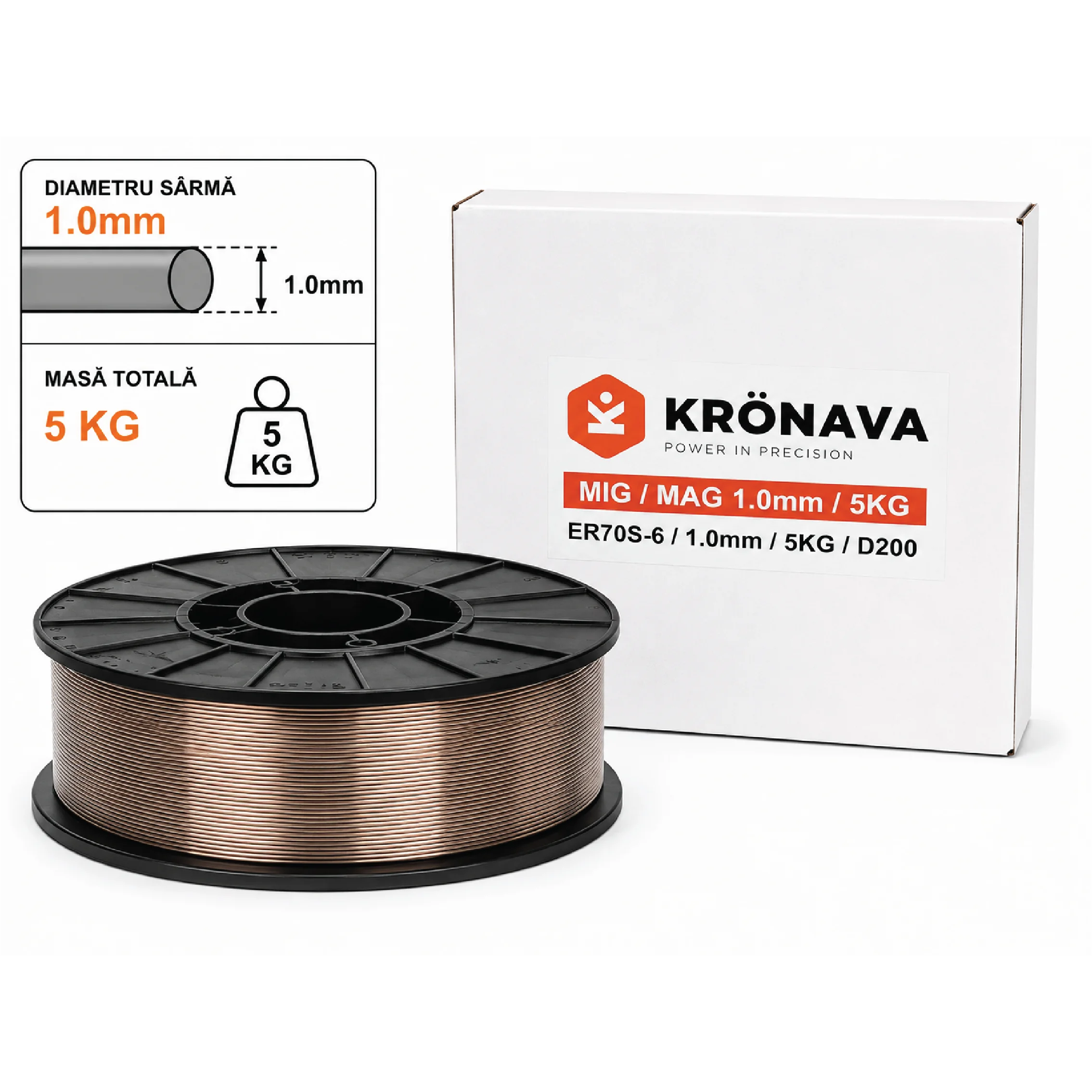 Sarma de sudura Kronava ER70S-6