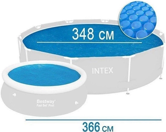 INTEX Husă solară D 348 cm