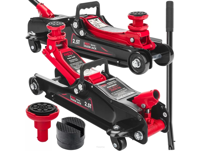 Cric hidraulic Red Technic RTNPH0030 – 2.5 Tone, profil jos 85–360 mm