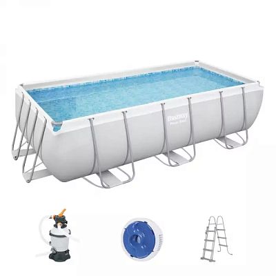 Bestway Piscină STEEL PRO MAX Rectangular 404×201×100 cm, 6478 L, cadru metalic