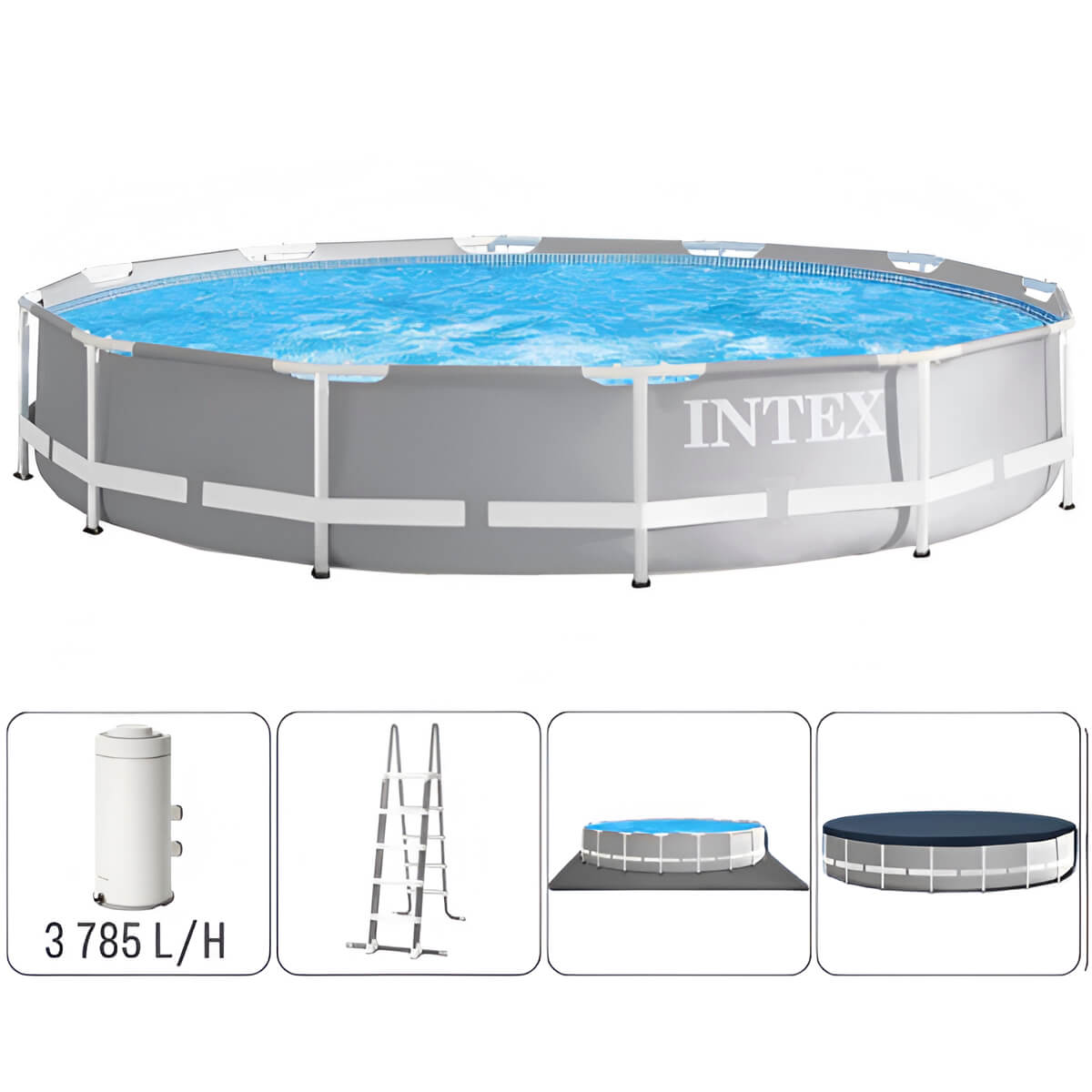 INTEX Piscină PRISM FRAME PREMIUM 457×107 cm