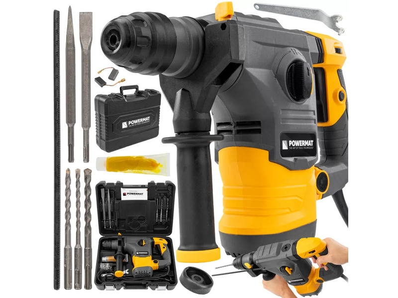 Ciocan rotopercutor Powermat PM-MU-2600T – 2600 W, 5,5 J, SDS-Plus