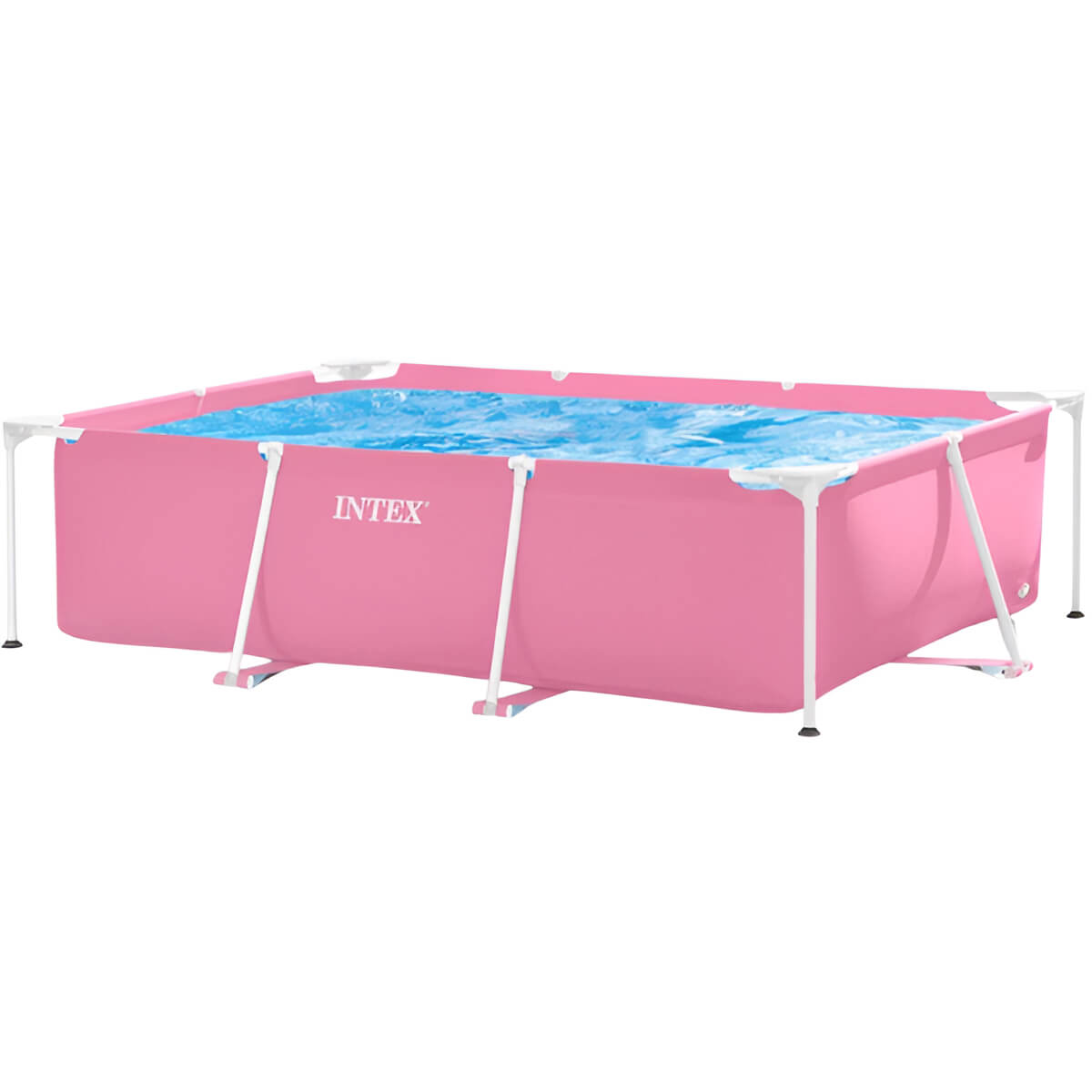INTEX Piscină RECTANGULAR FRAME 220×150×60 cm, roz