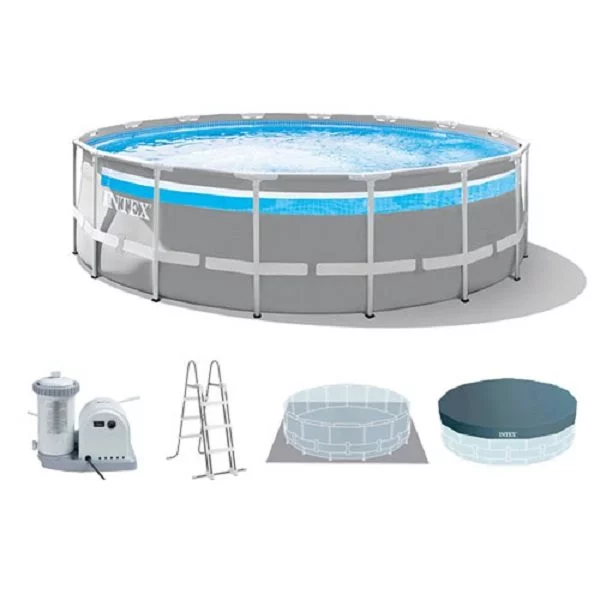 INTEX Piscină PRISM FRAME CLEARVIEW 427×107 cm