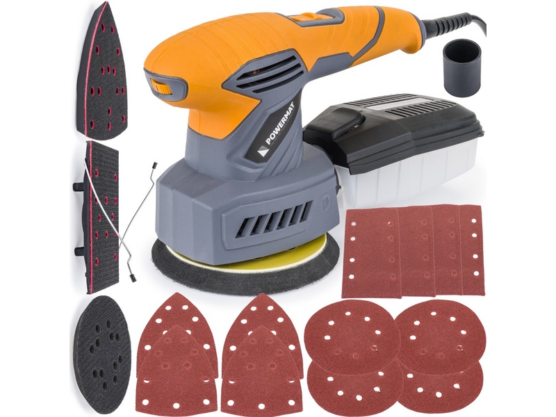 Mașină de șlefuit orbitală Powermat PM-SMO-3W1T