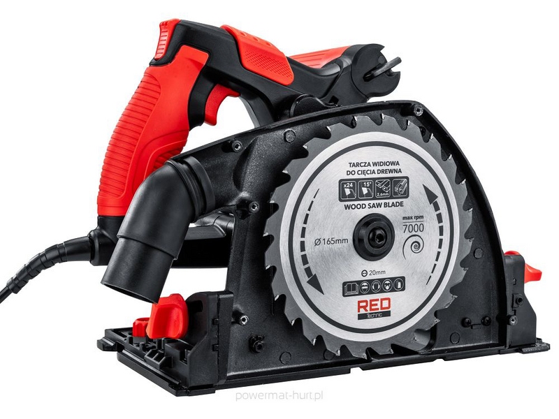 Fierestrau circular cu rigla Red Technic RTPZ0129