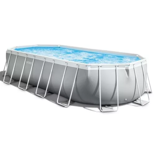 INTEX Piscină PRISM FRAME OVAL 610×305×122 cm