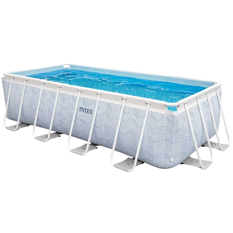 INTEX Piscină CHEVRON PRISM FRAME RECTANGULAR 400×200×100 cm