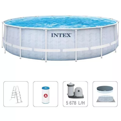 INTEX Piscină CHEVRON PRISM FRAME PREMIUM 488×122 cm