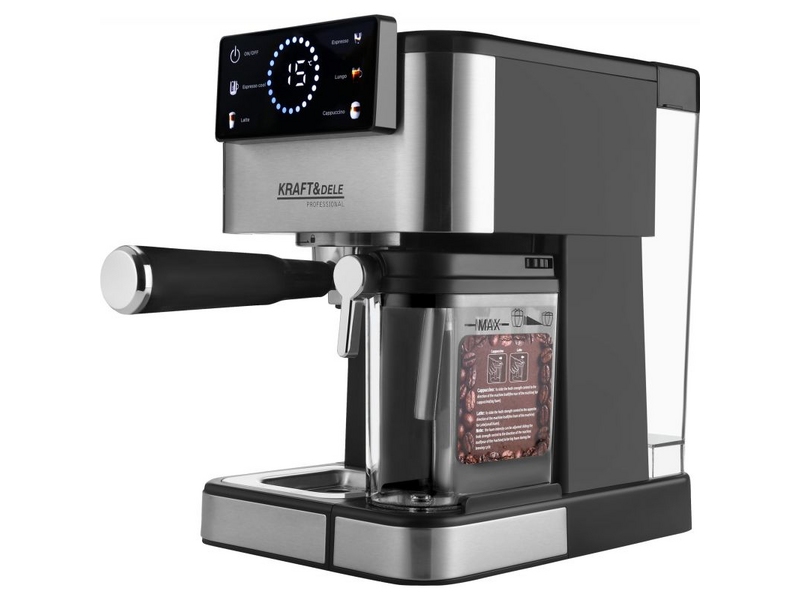 Espressor sub presiune LCD Kraft&Dele KD4292 – 1500 W, 20 Bar