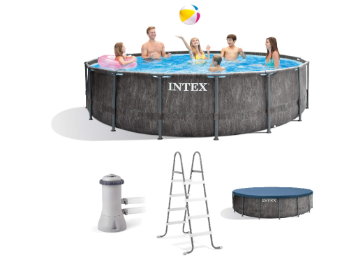 INTEX Piscină GREYWOOD PRISM FRAME PREMIUM 549×122 cm