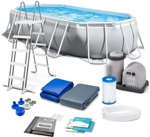 INTEX Piscină PRISM FRAME OVAL 503×274×122 cm