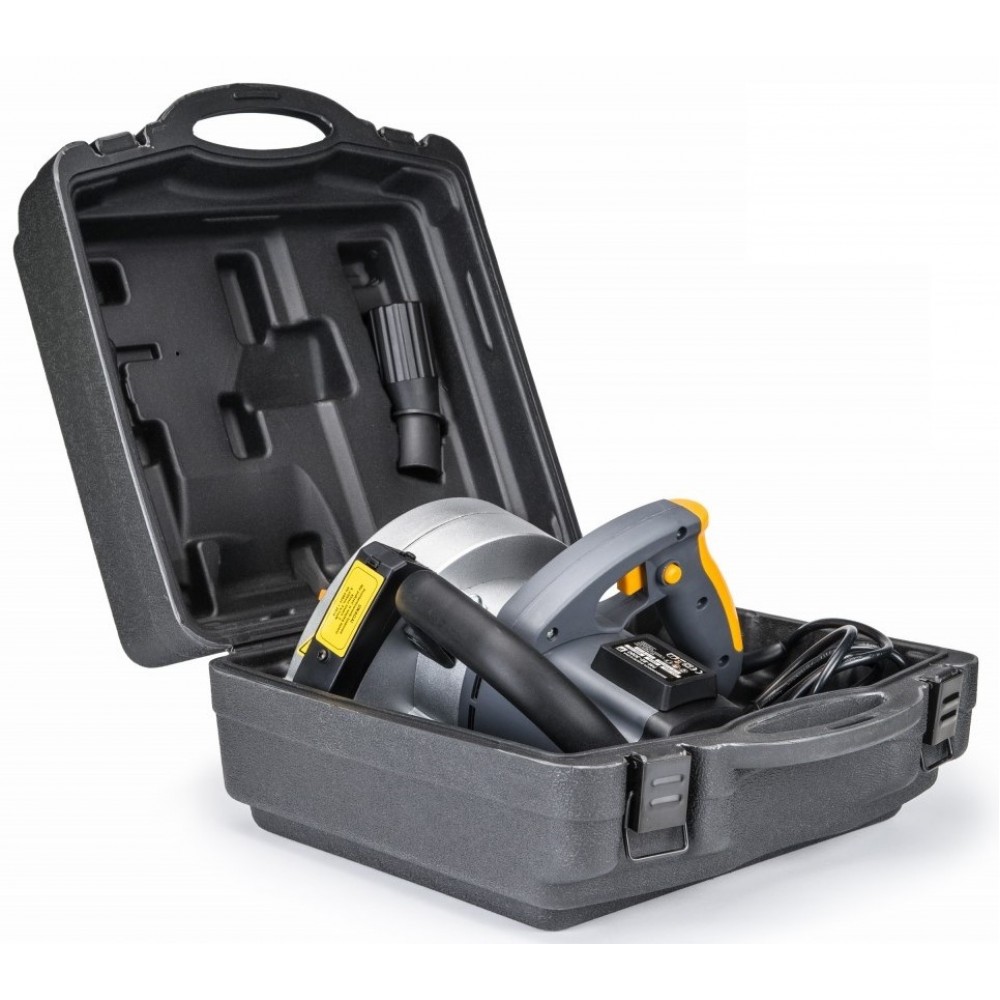 Debitor de canale Powermat PM-BE-3000 – 3000 W, laser, discuri 150 mm, valiză de transport