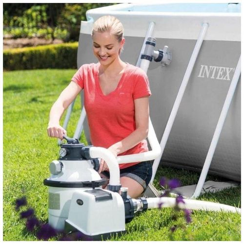 INTEX Pompă de filtrare cu nisip Krystal Clear SX925, 8,2 kg nisip, 3500 L/h