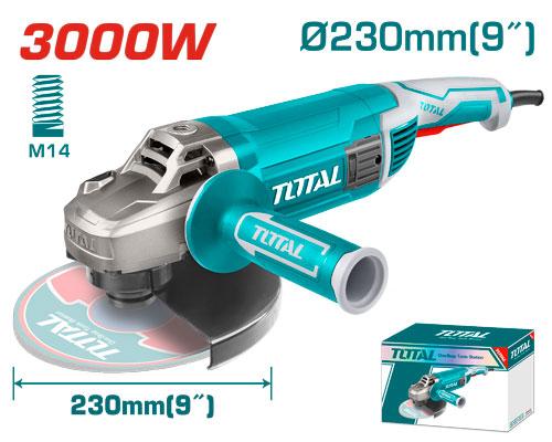 Polizor unghiular TOTAL TG1302306 Industrial – 3000W, 230 mm