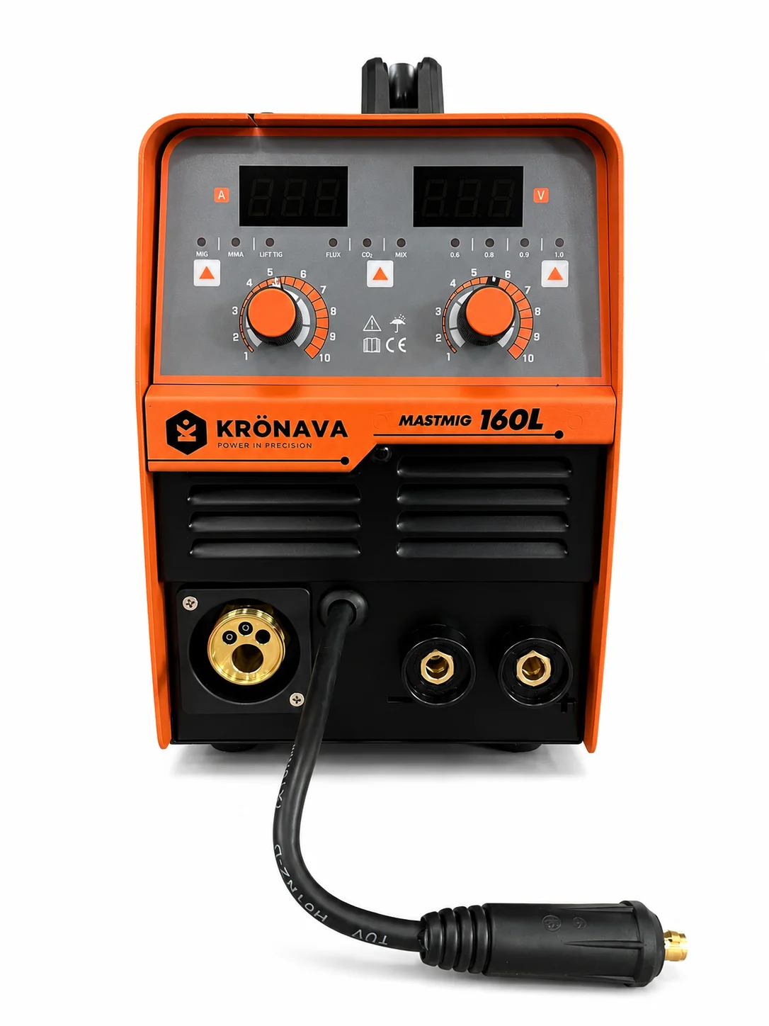 Aparat de sudură semiautomat Kronava MastMIG 160L – 250A, MIG FLUX / MMA / Lift TIG, 220V