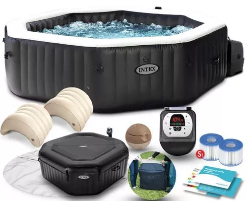 INTEX Jacuzzi SPA gonflabil Jet Bubble Deluxe 218×71 cm, 6 persoane