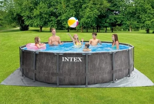 INTEX Piscină GREYWOOD PRISM FRAME PREMIUM 457×122 cm