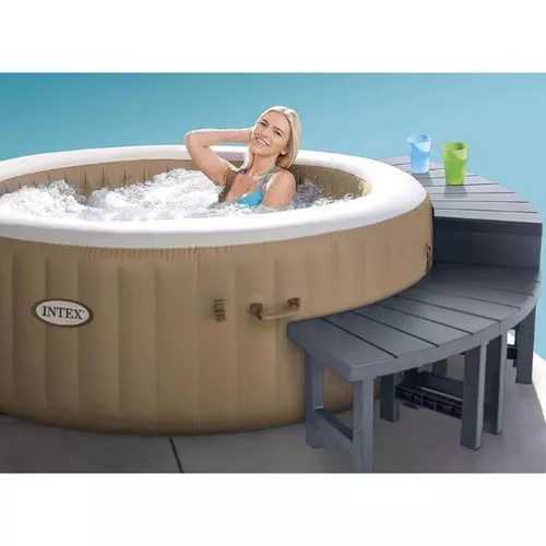 INTEX Bancă rotundă pentru jacuzzi SPA gonflabile 221×76×60 cm