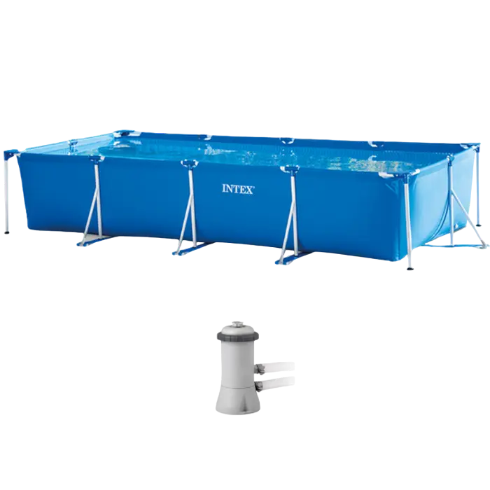 INTEX Piscină RECTANGULAR FRAME 450×220×84 cm