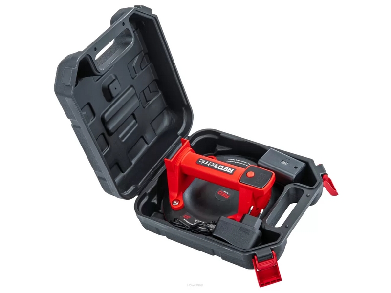 Ventuză cu acumulator Red Technic RTPDS0165 – 200 mm, 180 kg, afișaj LCD