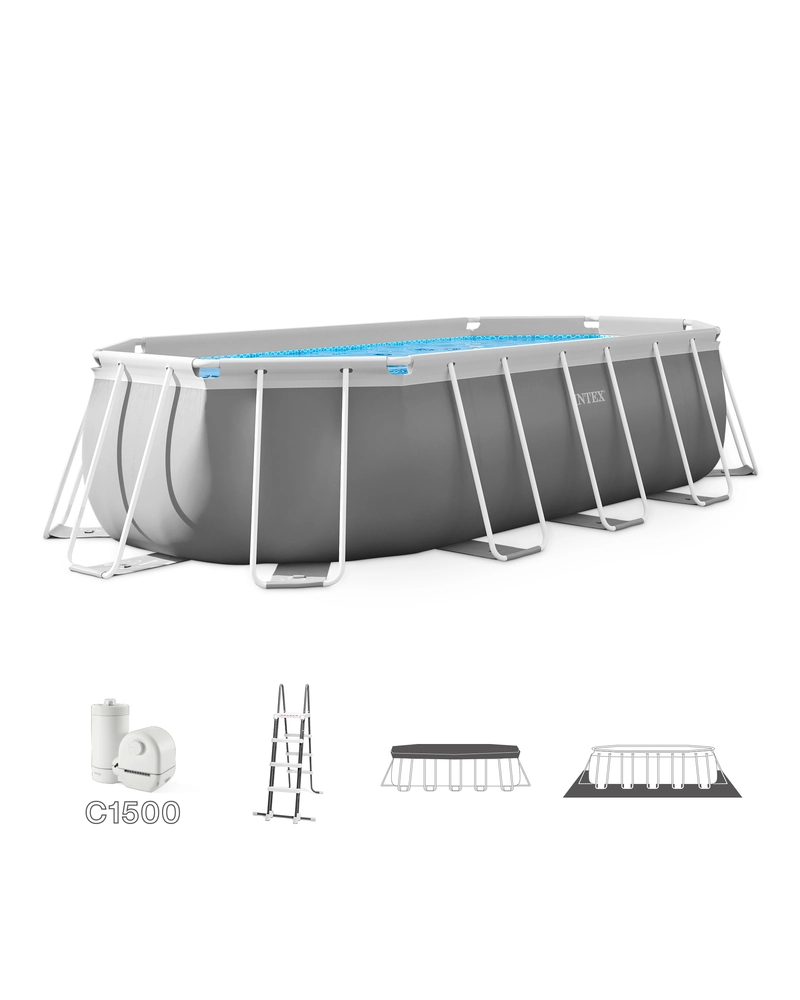 INTEX Piscină PRISM FRAME OVAL 503×274×122 cm