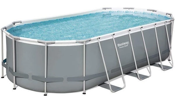 Bestway Piscină STEEL PRO MAX Oval 549×274×122 cm, 13430 L, cadru metalic