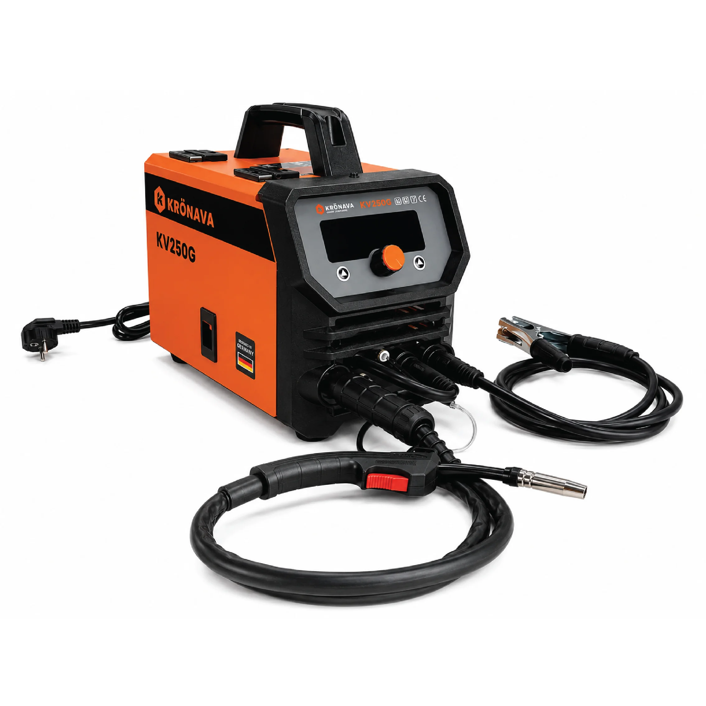 Aparat de sudură semiautomat Kronava KV250G – 250A, MIG/MAG, FLUX, MMA și Lift TIG, 220V