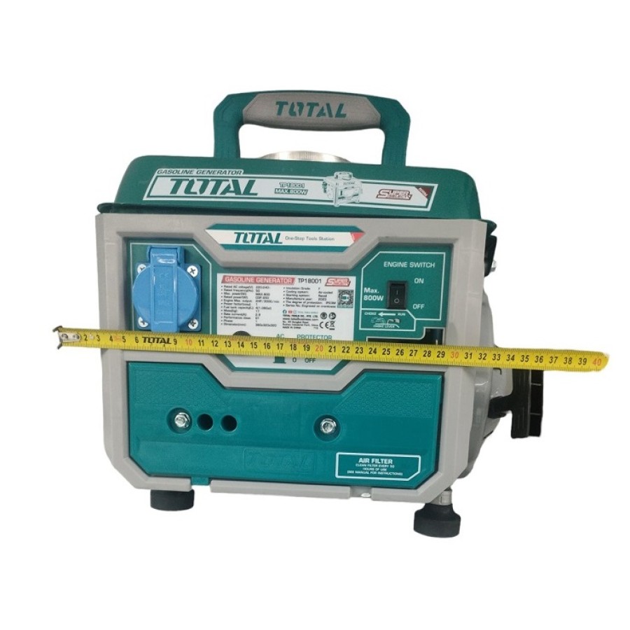Generator electric pe benzină TOTAL TP18001 – 0.8 kW, 63 cm³