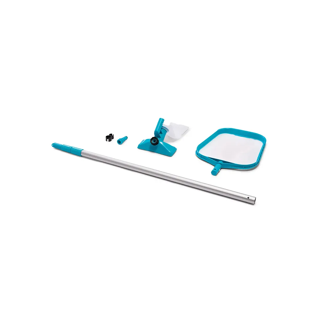 INTEX Set de curățare: mâner telescopic 239 cm, plasă, duză cu pungă