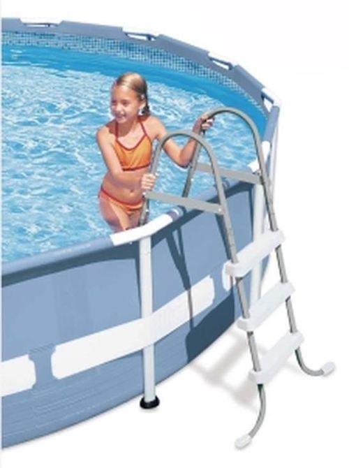 INTEX Scară pentru piscine cu înălțimea de până la 107 cm, 3 trepte, fără platformă