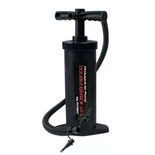 INTEX Pompă de aer manuală Double Quick III, furtun cu 4 duze, 48 cm