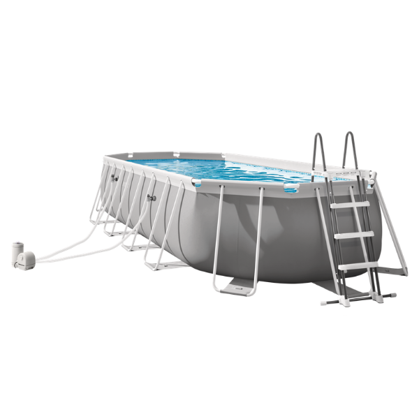 INTEX Piscină PRISM FRAME OVAL 610×305×122 cm