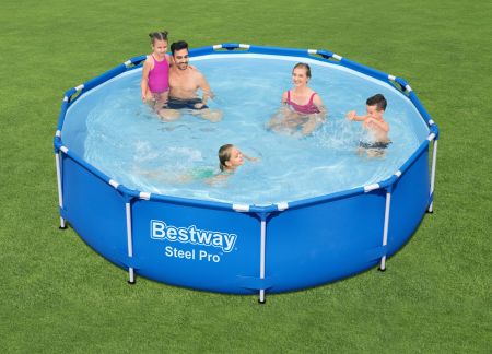 Bestway Piscină STEEL PRO 305×76 cm, 4678 L, cadru metalic