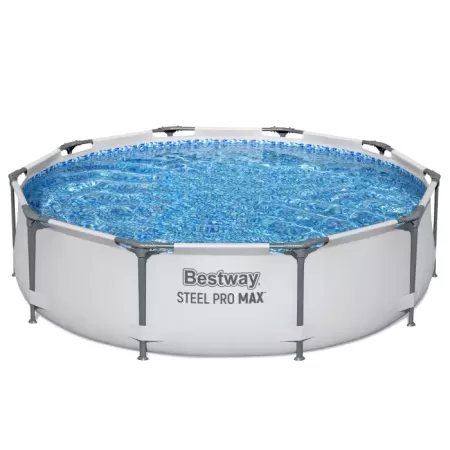 Bestway Piscină STEEL PRO MAX Round 305×76 cm, 4678 L, cadru metalic