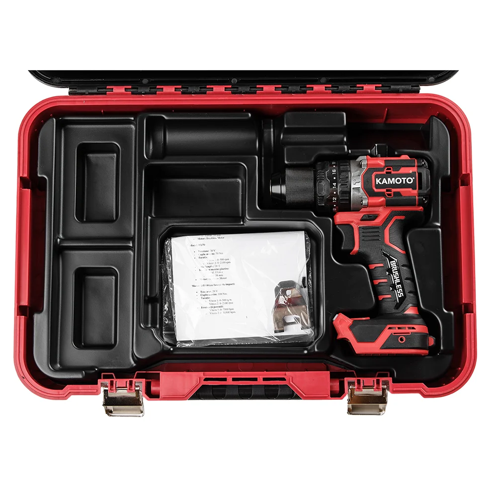 Mașină de găurit cu percuție pe acumulator Kamoto DB100 (fără baterie și încărcător)