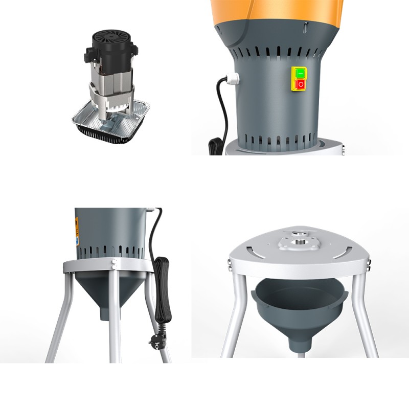 Moară de cereale electrică cu picioare Rotor RMP25L, 1200W, rezervor 25L, 19000 rpm