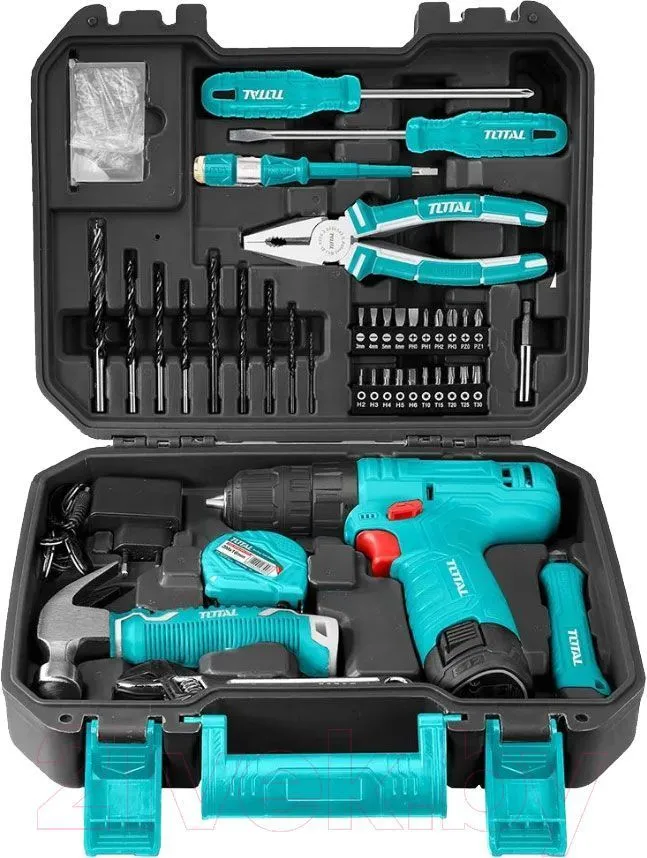 Set de scule si unelte masina insurubat 12.0V 1.5Ah 89buc