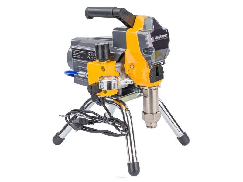 Stație de vopsit Powermat PM-PDM-1300M PRO – 1300 W, 230 bari, 3 L/min ( Pulverizator )