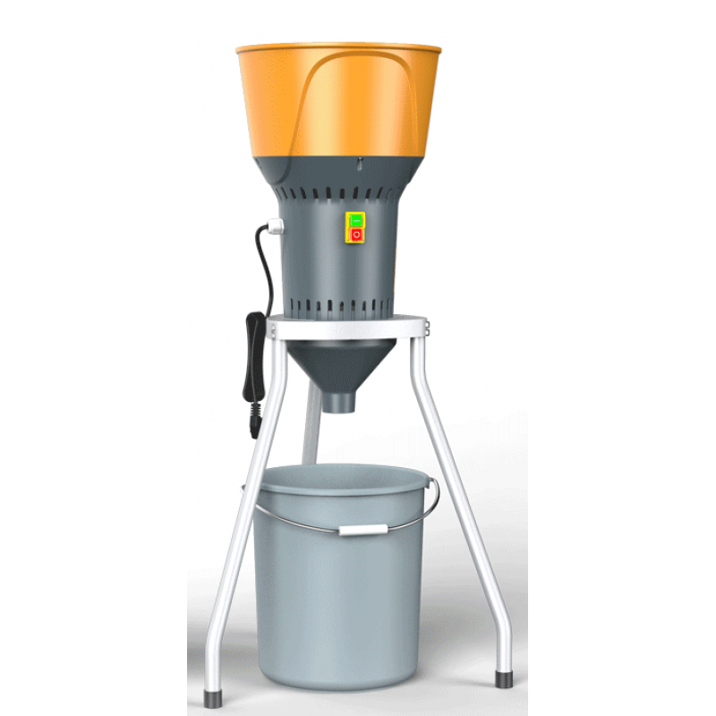 Moară de cereale electrică cu picioare Rotor RMP60L, 1500W, rezervor 60L, 19000 rpm, site 2-3-4-6-8 mm