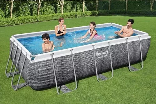 Bestway Piscină STEEL PRO MAX Rectangular 404×201×100 cm, 6478 L, cadru metalic