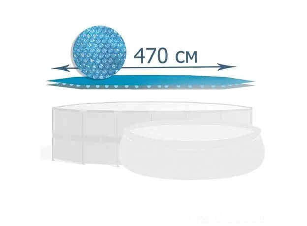 INTEX Husă solară D 470 cm pentru piscine rotunde D 488 cm